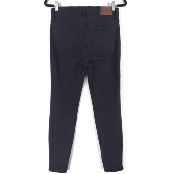 MADEWELL 9” HIGH RISE SKINNY Jeans Black Size 28 - Picture 2 of 13